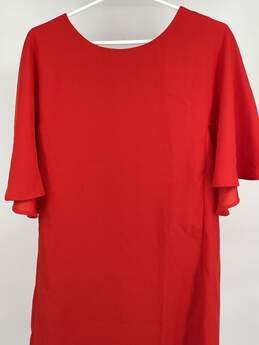 The Limited Womens Red Back Keyhole Shift Dress Size Medium T-0557576-I alternative image