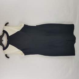 Amanda + Chelsea Women Black White Sleeveless Dress Mid XS alternative image