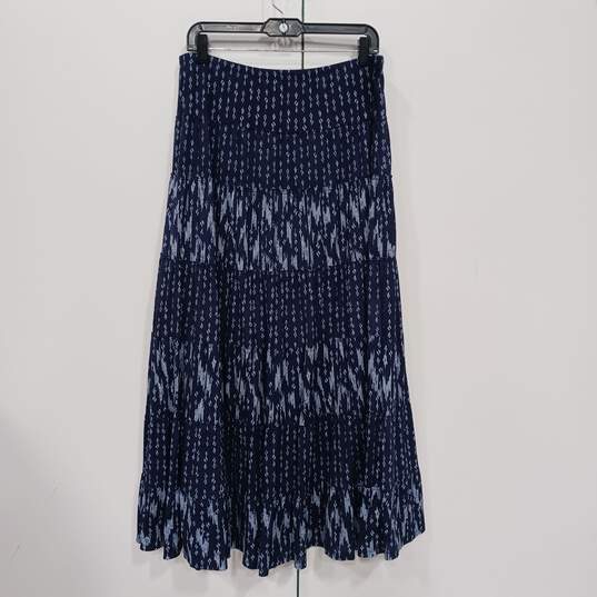 Style & Co Blue Long Skirt Women's Size L image number 1