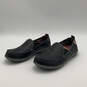 NIB Womens Siesta Black Leather Round Toe Slip-On Loafer Shoes Size 9 image number 3
