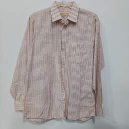 Men’s Michael Kors Long-Sleeve Button-Up Dress Shirt Sz 16.5