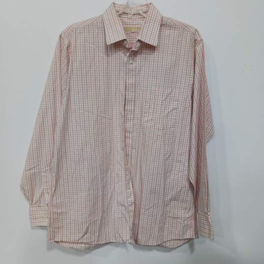 Men’s Michael Kors Long-Sleeve Button-Up Dress Shirt Sz 16.5 image number 1