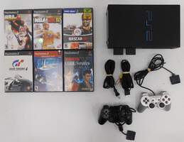 Sony Playstation 2, PS2 w/ 6 Games, Resident Evil, NBA 06 + More