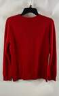 NWT Charter Club Womens Red Cashmere Crewneck Long Sleeve Pullover Sweater Sz M image number 2