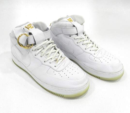 Nike Air Force 1 Mid CMFT Victor Cruz White Men's Shoes Size 13 COA image number 5