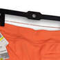 NWT Womens Orange Flat Front Elastic Waist Pockets Athletic Skort Size M image number 4