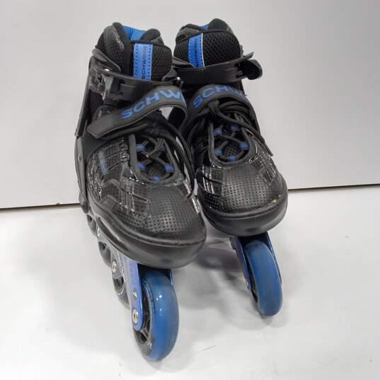 Schwinn Unisex Blue And Black Rollerblades Adjustable Size 6-7.5 image number 1
