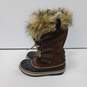 Sorel Brown Snow Boots Size 8.5 image number 3