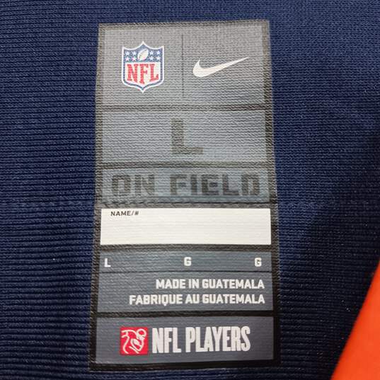 Nike Denver Broncos On-Field Blue Peyton Manning Jersey Size L image number 4