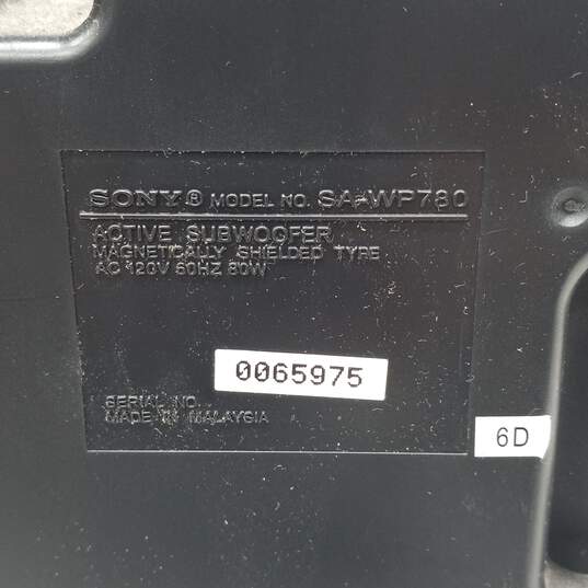 Sony Model SA-WP780 Subwoofer image number 4