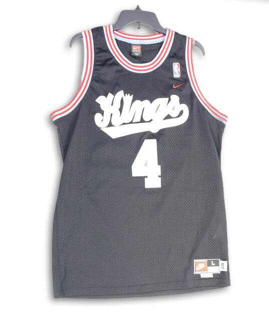 Mens Multicolor Sacramento Kings Chris Webber #4 Basketball Jersey Size L image number 1