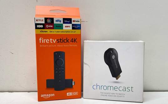 Amazon Fire TV Stick 4K & Google Chromecast image number 1