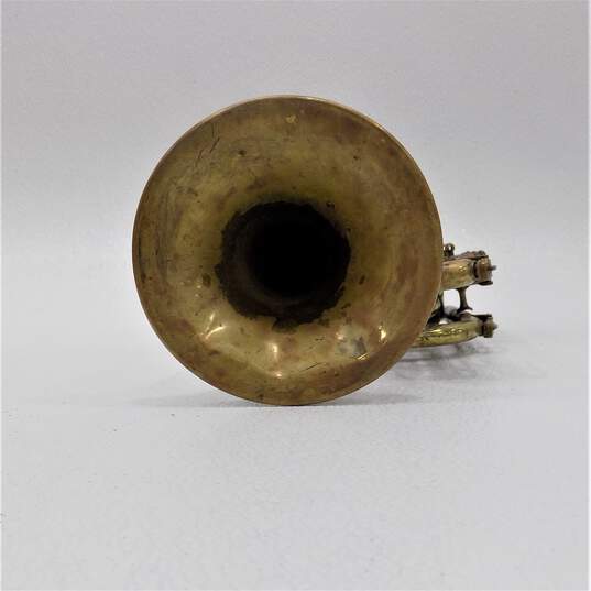 VNTG Olds Brand Ambassador Model B Flat Cornet w/ Case and Accessories (Parts and Repair) image number 6