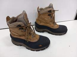 The North Face Men's Tan/Black Leather PrimaLoft Hiking Boots Size 10.5 alternative image