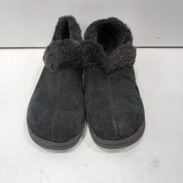 Clarks Fur Collar Ankle Bootie Style Slippers Size 9M