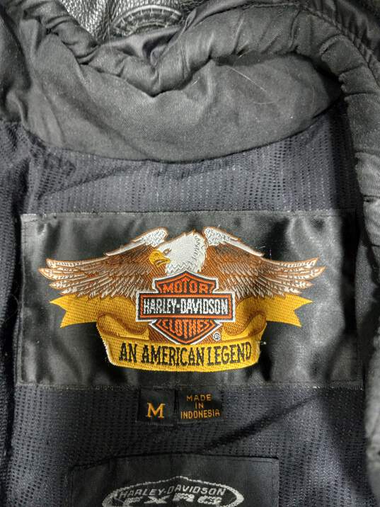 Harley Davidson Men's Leather Jacket Size M image number 3