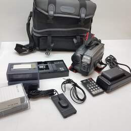 JVC GR-AX900U Camera and Assorted Accessories in Case