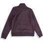 Womens Purple 1/2 Zip Kangaroo Pocket Pullover Sweatshirt Size L 12-14 image number 2