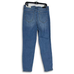 NWT Womens Blue Soho Denim Medium Wash High Rise Skinny Leg Jeans Size 14 alternative image