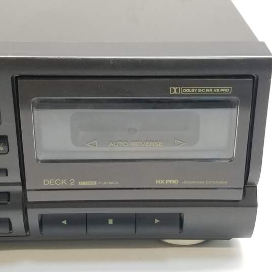 Technics Stereo Cassette Deck RS-TR575-SOLD AS IS, NO POWER CABLE image number 4