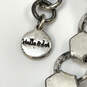 Designer Stella & Dot Silver-Tone Callie Stones Statement Necklace image number 4