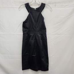 NWT Claude Pierlot WM's Black Satin Cocktail Dress Size 1 alternative image