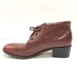 Nicole Vintage Hamlin Leather Boots Dark Brown 7.5