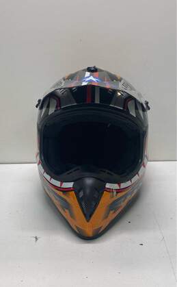 Dot 1Storm Motocross Multicolor Helmet Sz. L