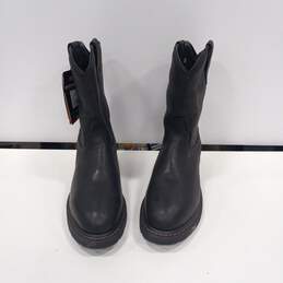 Ariat Men's Sierra Black Leather Waterproof Hard Toe Work Boot Size 9 alternative image