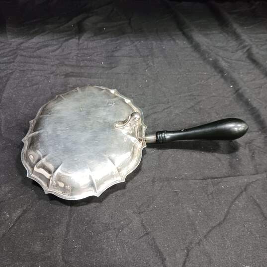 Vintage Chippendale Silver Tone Cooking Pan image number 1