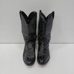 Dan Post Men's Black Leather Western Boots Size 9.5