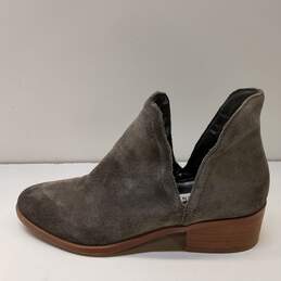 Steve Madden Laramie Gray Suede Cutout Ankle Boots Shoes Women's Size 8 M alternative image