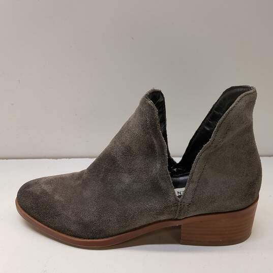 Steve Madden Laramie Gray Suede Cutout Ankle Boots Shoes Women's Size 8 M image number 2