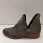 Steve Madden Laramie Gray Suede Cutout Ankle Boots Shoes Women's Size 8 M image number 2