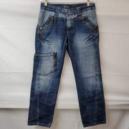 K & M Kosmo One Cotton Blue Jeans Men's 32X34