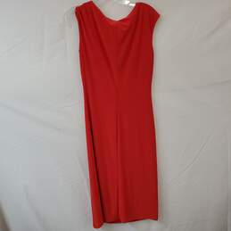 Ralph Lauren Red Midi Dress Women's 4 NWT alternative image