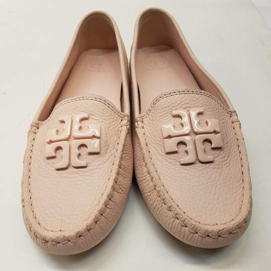 Buy the Tory Burch Pink Lowell 2 Driver Shoes Tumbled Leather Women's Size  7M 55810 | GoodwillFinds