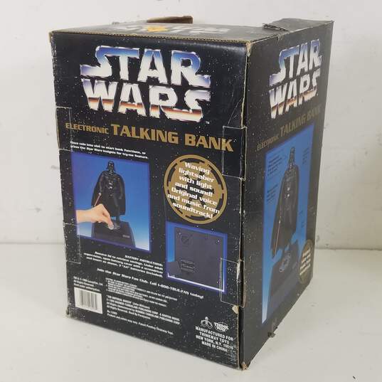 Star Wars Darth Vader /Vintage Electronic Talking Bank /1996 image number 7