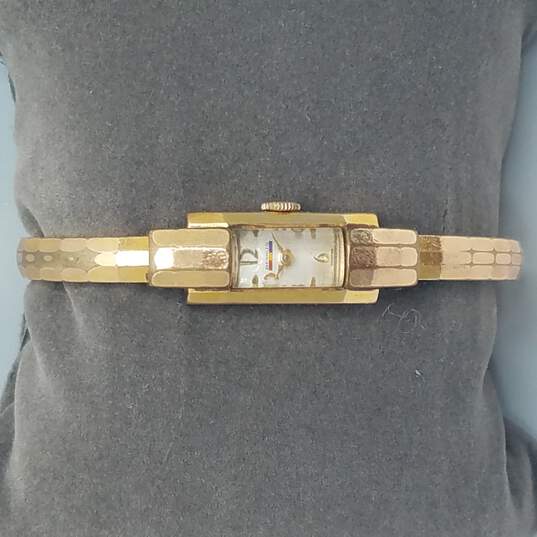 Benrus 20 Micron GP Vintage Double Hinged Bangle Watch image number 3