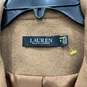 Lauren Ralph Lauren Womens Brown Long Sleeve Button Front Overcoat Size 16 image number 3