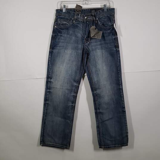 NWT Mens Relaxed Fit 5-Pocket Desing Denim Straight Leg Jeans Size 30X30 image number 1