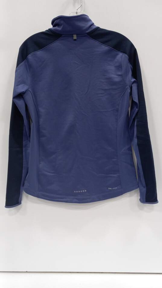 Men’s Nike Dri-Fit Textured ½ Zip Training Jacket Sz M image number 2
