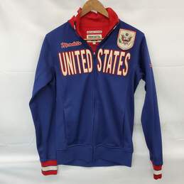 Mondetta United States Blue & Red Zip-Up Jacket Size XS