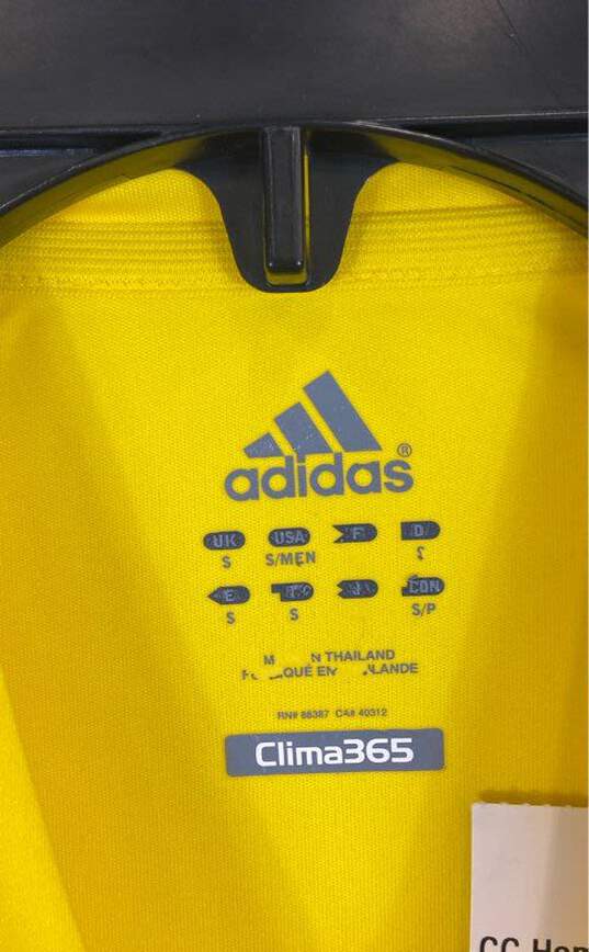 Adidas X The Crew Men's Yellow Jersey Size S image number 6