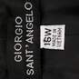 Giorgio Sant' Angelo Women Black Suit Jacket 16W image number 3