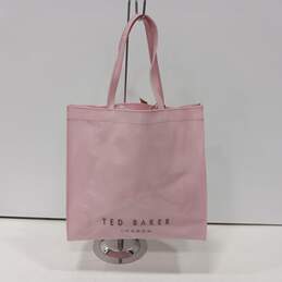 Ted Baker London Women's Baby Pink Plain bow Icon Tote Bag with Tag