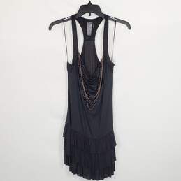 Guess Women Black Jeweled Mini Dress S