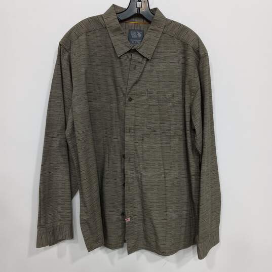 Men's Mountain Hardwear Button-Down Long Sleeve Shirt Sz XL image number 1