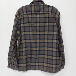 Men's Patagonia Button-Up Long-Sleeve Plaid Shirt Sz L alternative image