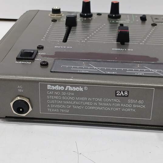 Vintage Radio Shack SSM-60 Stereo Sound Mixer with Tone Control image number 6